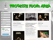Tablet Screenshot of prodezzefuoriarea.com